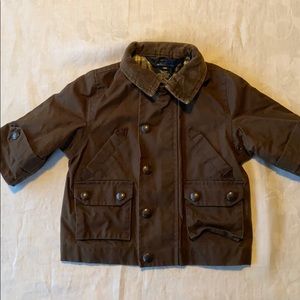 **SOLD Brown waxed cotton Ralph Lauren size 9M